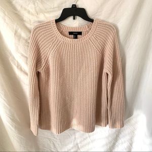 Light pink knit sweater